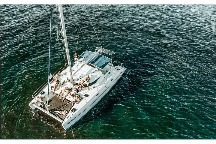 Private catamaran sailing sunset tour & snorkeling from Tamarindo - Photo 1 of 25